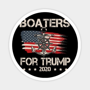 Boaters For Trump US Flag Re Elect President Trump 2020 Magnet